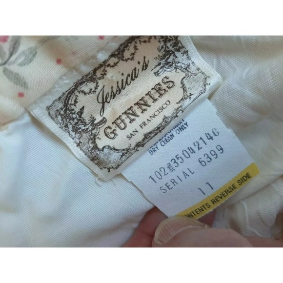 Vintage gunne sax floral skirt button up size11 - Picture 5 of 7